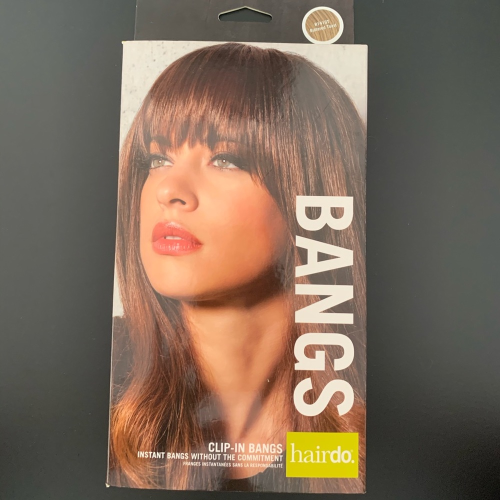 Blonde Clip In Bangs